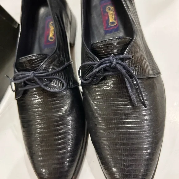 Vintage gently used Fratelli men’s shoes genuine lizard size 12. - Picture 4 of 8